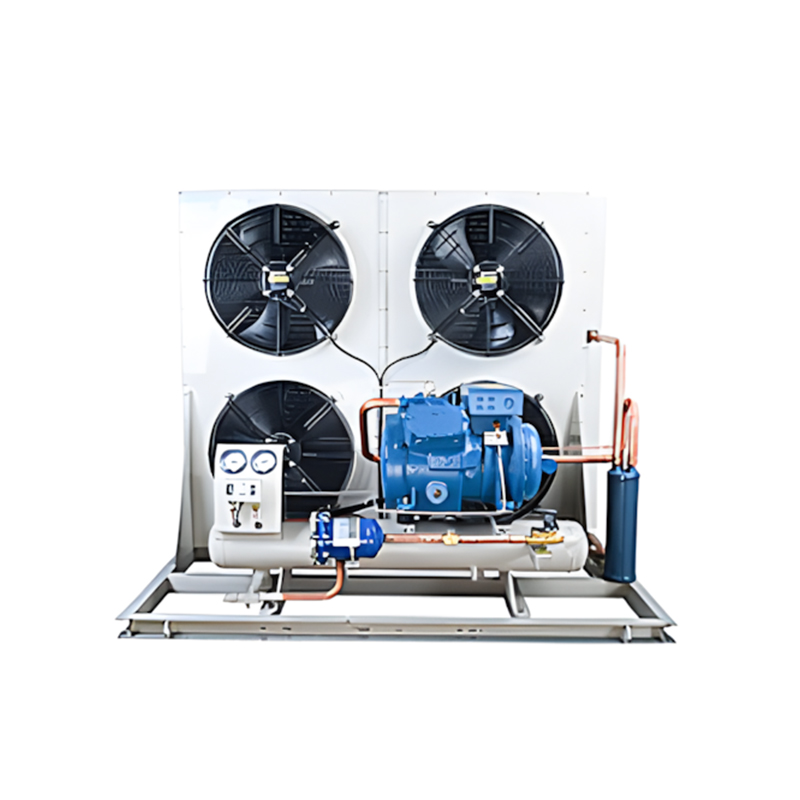 Semi-hermetic refrigeration condensing unit